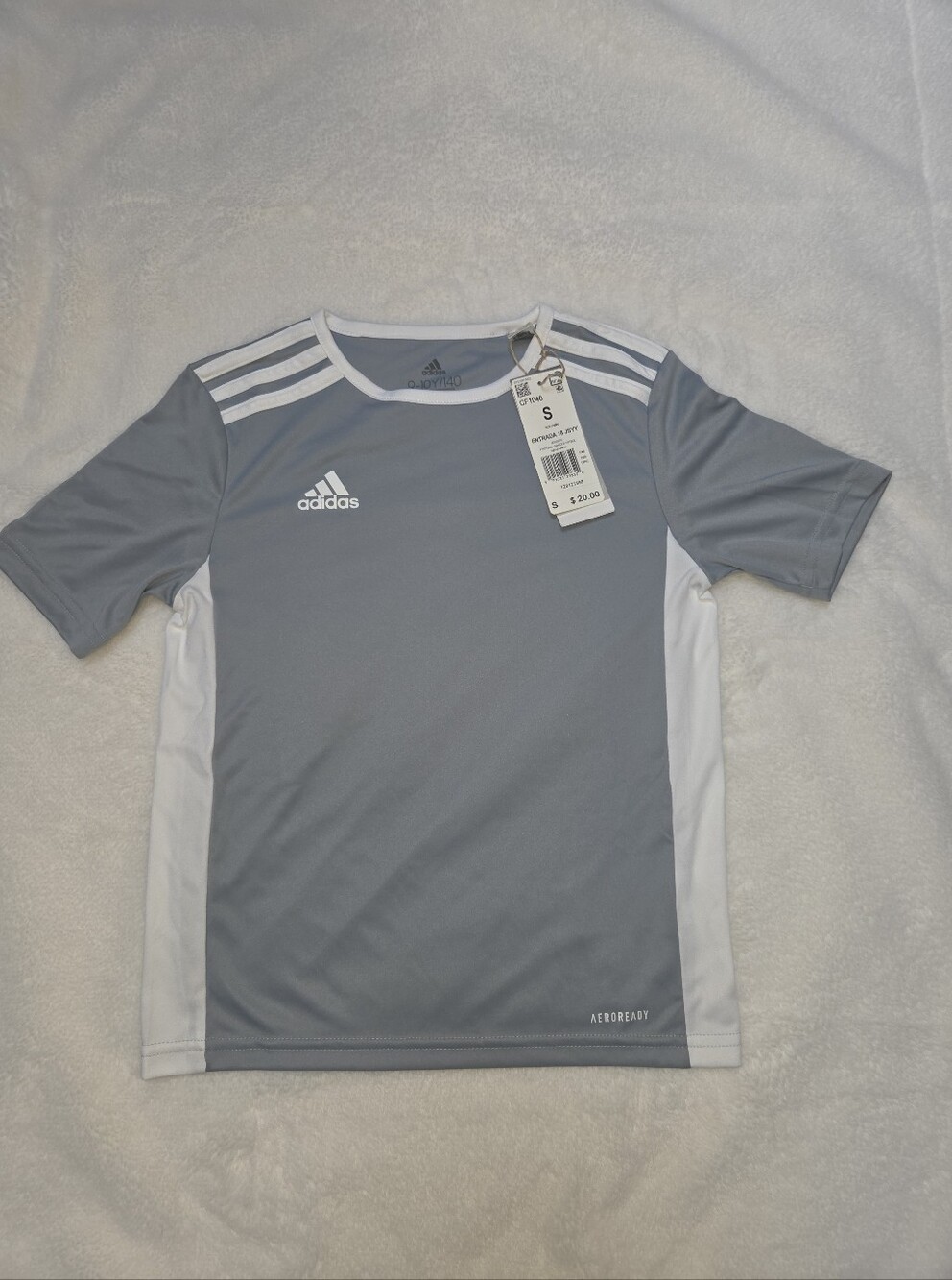 Adidas Gray  Jersey T-shirt for Boy's